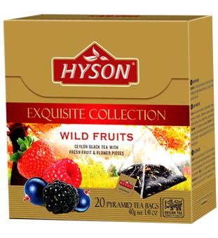 Hyson Schwarzer Tee Wild Fruits Beutel 